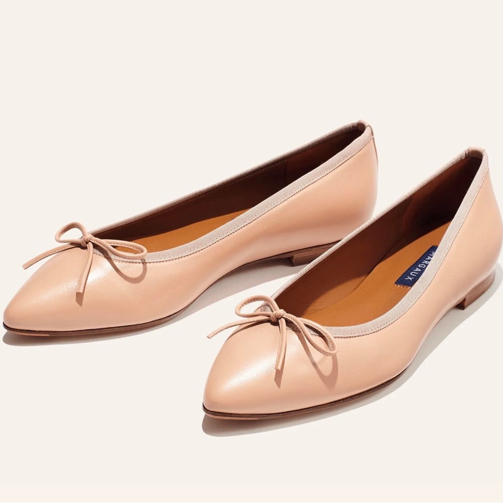 Margaux The Pointe in Rose Nappa